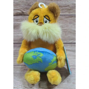 Aurora Dr. Seuss Plush Lorax Planet Earth Stuffed Animal Toy Orange 10" 2020 New